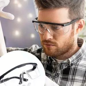 안전보안경 실험실 고글 눈보호 투명 다리조절 작업용 화학실험 산업용 보호안경