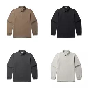 [롯데백화점]올젠 이중 조직 베이직 솔리드 카라 티셔츠 ZBF4TT1204