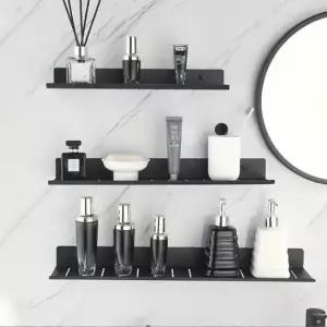 접착식 세면대 선반 다용도 50CM 무타공 욕실 욕실코너 욕실코너선반 코너수납 모서리선반