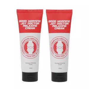 굿모닝 조이박사 릴렉싱 크림(120mgx2개/4개) 무릎크림 에뮤오일 바디 스포츠 마사지
