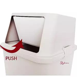 분리수거함 대용량 쓰레기통 재활용 60L 휴지통 대형 국산 플라스틱 가정용 스윙nop346