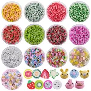 슬라임 슬라이스 과일 클레이 토핑 미니어처 DIY재료 만들기재료