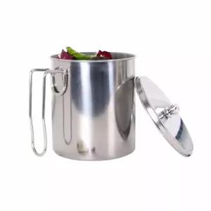 음식물쓰레기통 음쓰통 스텐음식물통 음식물통 1l