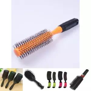 고무 두줄빗 롤빗/머리브러쉬/미용실빗/드라이기빗/헤어부러쉬/머리브러시/볼륨드라이빗/헤어볼륨브러쉬