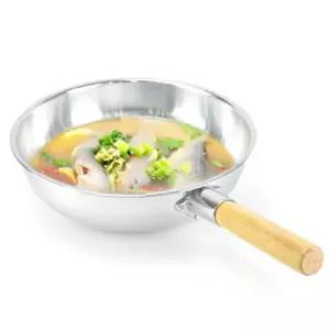 중식 웍 양은 프라이팬 알루미늄 손잡이 대형 38호