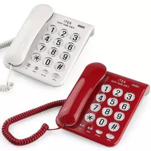 아이텍 IK-200 빅버튼 유선전화기 효도폰 벨소리 음향조절 / 강추