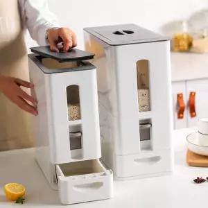 습기제거 쌀 보관함 진공 쌀통 쌀벌레 방지 10kg 20kg 가정용