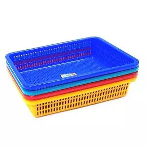 광신화학 뉴 사각 소쿠리 소 색상랜덤