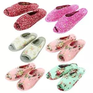 [하프클럽/]거실 실내화 유치원 학원 퀼트 논슬립 덧신 슬리퍼