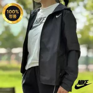 [국내매장 AS가능] 나이키 여성 에센셜 러닝 바람막이 자켓 블랙 CU3218-010