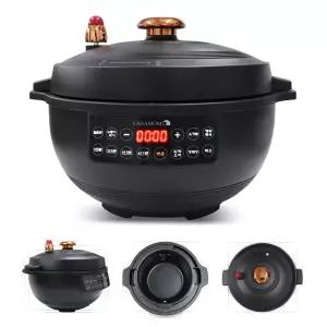 까사맘 4분 전기 압력밥솥 시즌2 누룽지 가마솥 돌솥밥 1-6인용