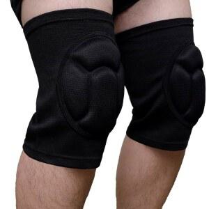 킹 밀스 플러스 사이즈 블랙 배구 무릎 패드 등반 사이클링 춤 축구 XL을 위한 씽크 스펀지로 8 14 보호용