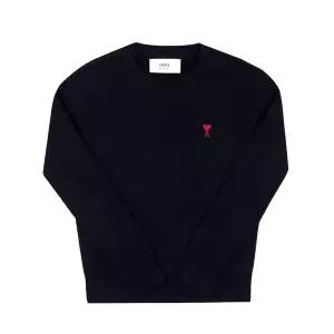 [아미] AMI BFUSW035 730 430 아미 드 꾀흐 스몰 하트 로고 공용 맨투맨