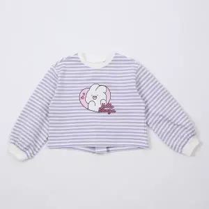 [롯데백화점]로엠걸즈 슈야스트라이프 크롭 스 티셔츠RGMA24S1S