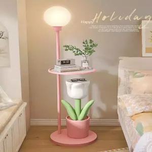 거실스탠드 조명 인테리어 테이블 플로어 사이드 무드등 침대 팔레트 선물 플라워 튤립