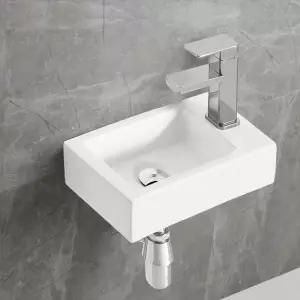 미니세면대 세면기 HDL004 사각 소형세면대