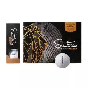 세인트나인 3피스 골프공 N BLACK 12구 인쇄 포장 가능/골프/게임공/야외/연습/연습용/퍼블릭/필드/필드용