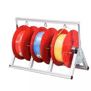 케이블풀링기 풀링 포설기 3방향 알루미늄 A 합금 드럼 전선감기 지름