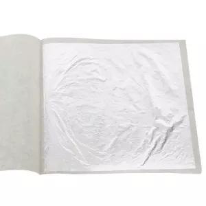 은박지 순은 호일 공예용 장식 100매 은박종이 실버 4.33cm 이중 종이 은박-100장