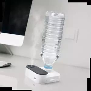 Coms 무선 미니가습기 LED 무드등 휴대용 소형 저소음