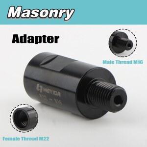 나사 어댑터 M22 암나사 M16 수나사 변환 다이아몬드 드릴 코어 비트 시멘트 오프너 컨버터 연결 도구