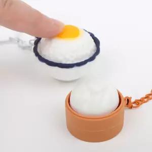 음식 모형 딸깍딸깍 클릭커 힐링 스트레스 해소 키링