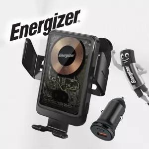 에너자이저 차량용 15W 고속 무선충전 거치대 송풍구형 + 대시보드형 + 고속충시거잭 포함