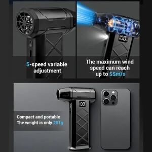 강력한 송풍기 800000RPM 브러시리스 모터 야외 먼지 제거 바람 눈 부는 세차 휴대용 팬 PC 청소 전동 공구