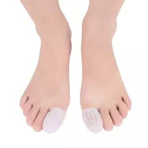 엄지발가락 쿠션 골무 보호대 토우 링 통풍형/패드/끼우기/고정/벌리게/운동/굳은살/기구/도구/스트레칭