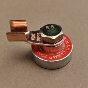 강력한 마그네틱 본드 스트랩 접지 용접기, 와이어 연결 클램프, 200A, 500A