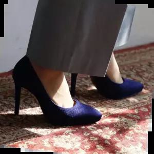 국내제작 뱀피패턴 가보시 뾰족코 얇은굽 여성 킬힐Y