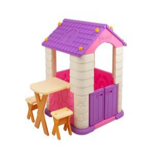 8) 쿠쿠토이즈 에듀플레이 하우스2 집+테이블의자세트 바이올렛(77244