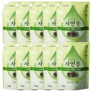 자연퐁솔잎 자연퐁 자연퐁주방세제 리필 1.4L 10개