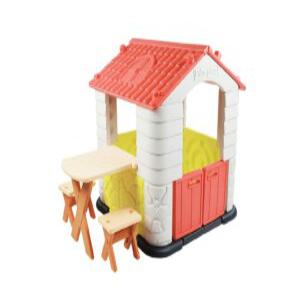 3) 쿠쿠토이즈 에듀플레이 하우스2 집+테이블의자세트 코랄(77367)