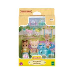 3) 토이트론 실바니안 5749-단짝 아기친구들의 돌고래 물놀이(57490)