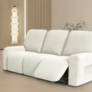 리클라이너 소파커버 3인용 워터프루프 벨벳 교체용 리폼 씌우개