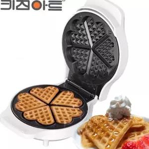 크로플 메이커 가정용 휴대용 브런치 와플 메이커 디저트 하트 간식 기구