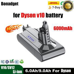 다이슨 호환 V10 배터리 용 25.2V 6000mAh SV12 절대 푹신한 사이클론 진공 청소기 충전식
