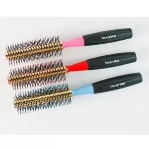 금박 롤브러시(1p-색상랜덤) 드라이빗 컬빗 브러쉬 헤어브러쉬 휴대용