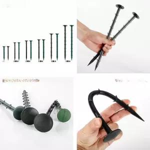 고정핀 제초매트 핀 100개 못형 지면 비닐고정 농자재 멀칭 부직포 잡초