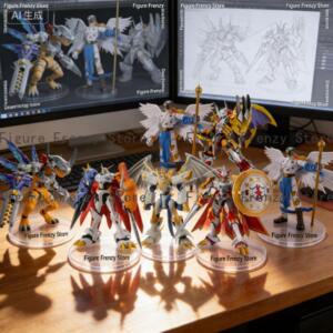 반다이 피규어라이즈 스탠다드 애니메이션 디지몬 오메가몬 가루룸 앙제몬 알파몬 워그레이몬 조립 장난감