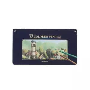 색연필그리기 문화연필 넥스프로 고급 유성색연필 72색 틴케이스