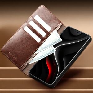 삼성 호환 갤럭시 S26 S25 S24 S23 S22 플러스 울트라호환용 진짜 가죽 폰 케이스 비즈니스 스타일   카드