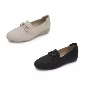 [국내정품] 금강제화 여성화 여성구두 로퍼 펌프스 플랫슈즈 통굽 출근용