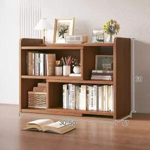 원목 책장 서재 틈새 수납장 슬림형 회전형 미니 가로형 좁은폭 북셀프