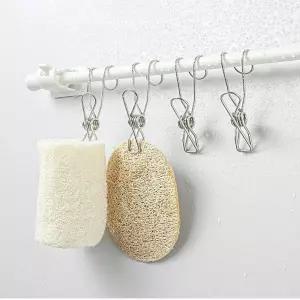 스텐고리집게 고무장갑 수세미 멀티클립 걸이