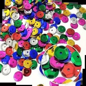 장식재료 스팡클 육각 약 대용량 벌크 스팽글 비즈공예 500g