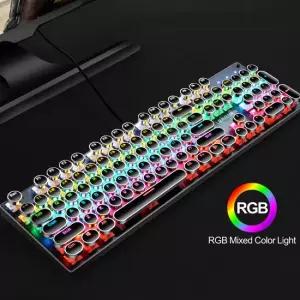 게이밍 기계식 키보드 청축 LED 유선키보드