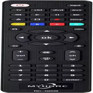 MYHGRC 만능 리모컨 TV 블루레이/DVD 플레이어 스트리밍 미디어 사운드바 케이블 박스 및 모든