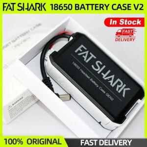 Fatshark 7.4V 18650 헤드셋 리튬 이온 셀 배터리 케이스 V2 드론 쿼드콥터 FPV 고글 도미네이터 FAT SHARK